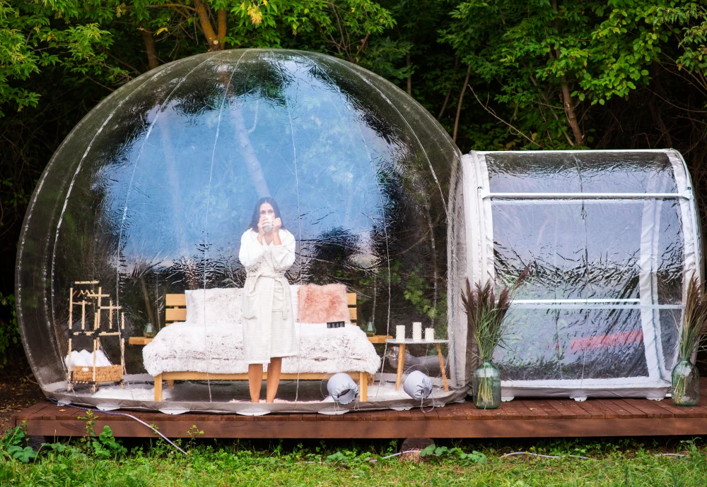 outdoor inflatable bubble tent