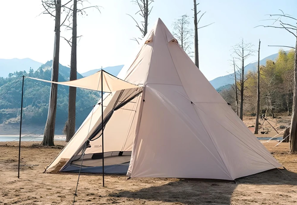 pyramid shaped tent